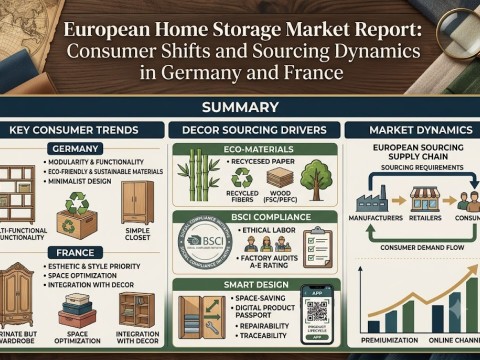 European Home Storage Market Report: Consumer Shifts and Sourcing Dynamics in Germany and France